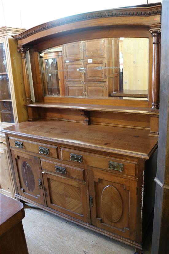 Late Victorian mahogany sideboard
